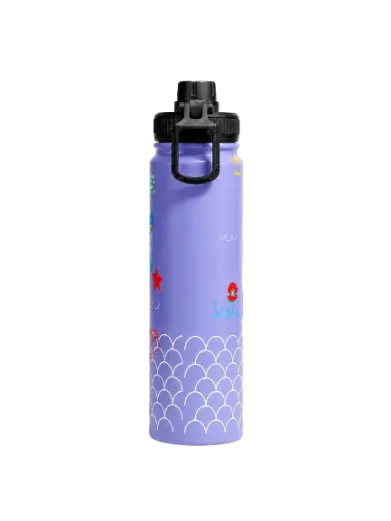 Kids 750ml Insulated Stainless Steel Sipper Water Bottle