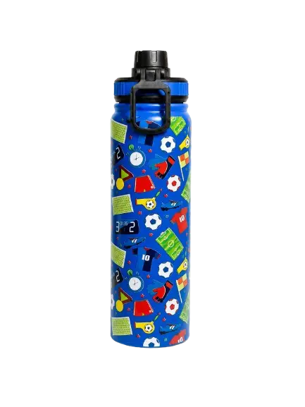Kids 750ml Insulated Stainless Steel Sipper Water Bottle