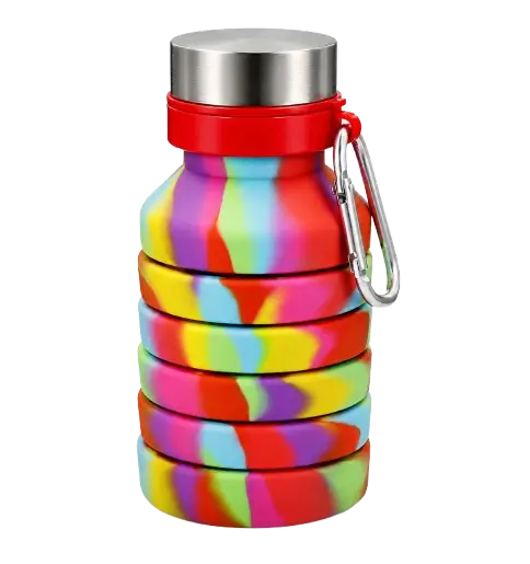 FLEXSIP PREMIUM COLLAPSIBLE SILICONE BOTTLE - BPA FREE 550ML