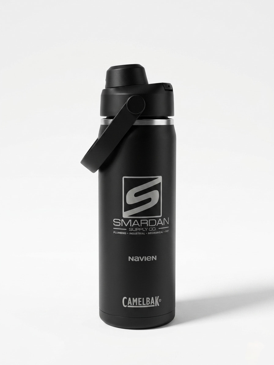 THRIVE INSULATED 600ML CHUG BOTTLE-OBSIDIAN BLACK