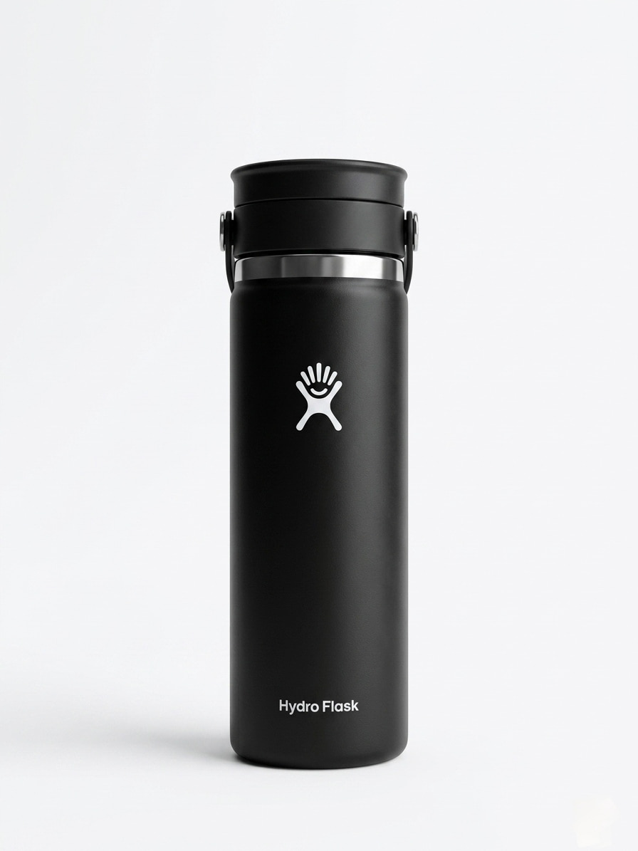 HYDRO INSULATED WIDE MOUTH 600ML BOTTLE WITH FLEX SLIP LID