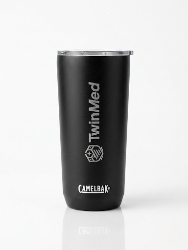 600ML TUMBLER INSULATED STAINLESS STEEL -TRI -MODE LID -BLACK