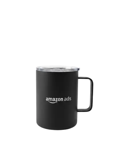 415ML VACUUM INSULATED STAINLESS STEEL CAMP MUG WITH LID | HOT & COLD COFFEE MUG | MATTE FINISH TRAVEL MUG