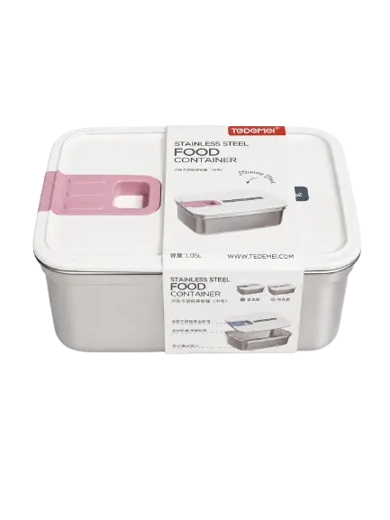 304 Stainless Steel Fresh Keeping Box | 550ML | Leak-Resistant Food Storage Container
