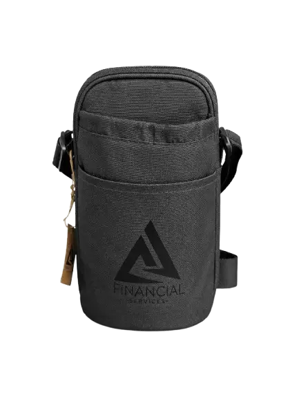 ECO BOTTLE SLING COOLER BAG WITH STORAGE POUCH