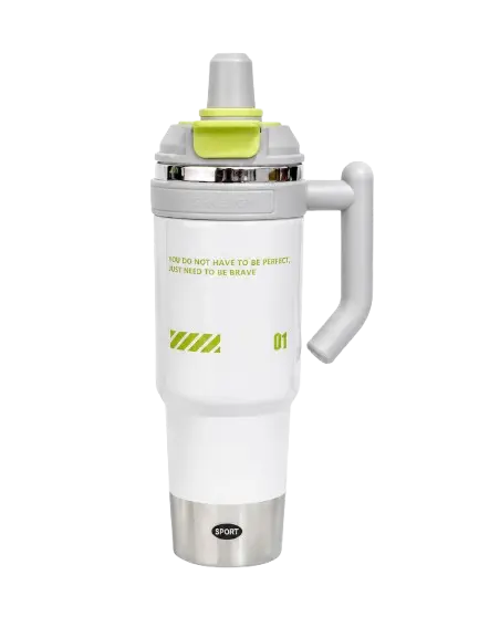 E-NERGY Sport Stainless Steel Travel Tumbler with Handle – 1000ml